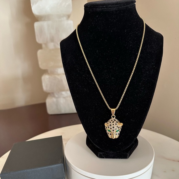 NWT Panther Stainless Steel adjustable necklace - Picture 3 of 8